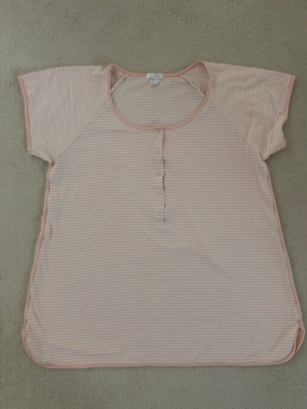LAKE Pajama top Maternity Medium Pima cotton